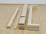 Muebles GM Base para Cama King Size Tradicional Desarmable Sin Pintar