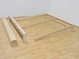Muebles GM Base para Cama King Size Tradicional Desarmable Sin Pintar