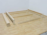 Muebles GM Base para Cama King Size Tradicional Desarmable Sin Pintar