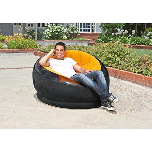 Intex Inflatable Empire Chair, 44" X 43" X 27", Color May Vary, 1 Chair