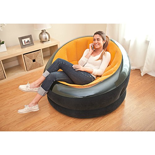 Intex Inflatable Empire Chair, 44" X 43" X 27", Color May Vary, 1 Chair
