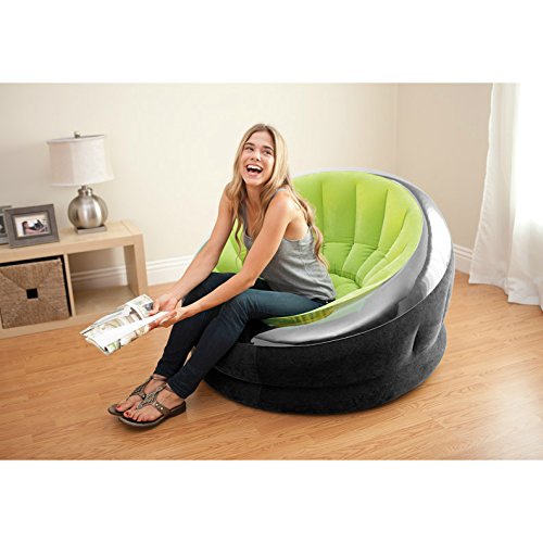 Intex Inflatable Empire Chair, 44" X 43" X 27", Color May Vary, 1 Chair