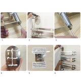 kicthnslf Cocina Organizadores de estantes y Almacenamiento Inicio Armario Organizadores Estantes Estantería de Especias Estante montado en la Pared Estante de condimentos Girar Acero Inoxidable ajus
