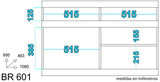 BRV BR 601-49 Mueble para Pantalla