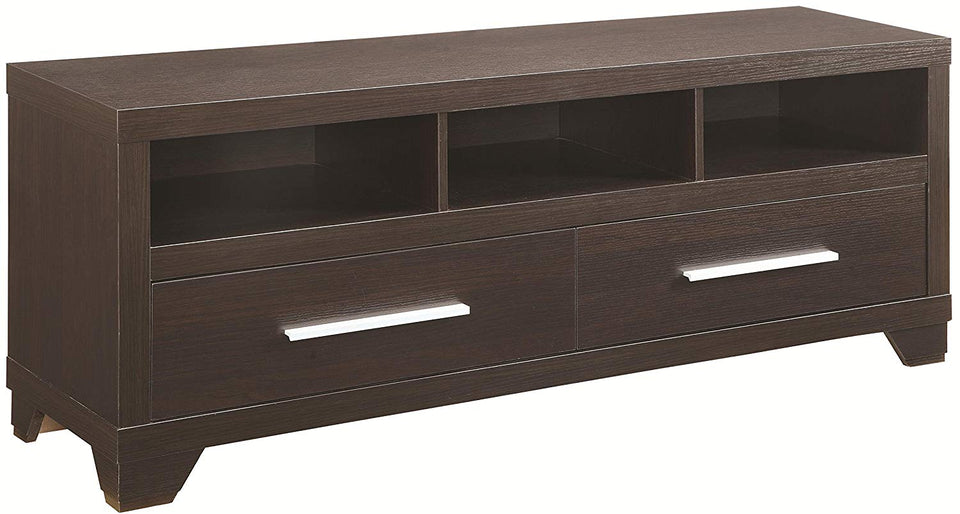 Coaster Fine Furniture 703301 Centro de Entretenimiento Moderno, color Café Oscuro