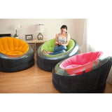 Intex Inflatable Empire Chair, 44" X 43" X 27", Color May Vary, 1 Chair